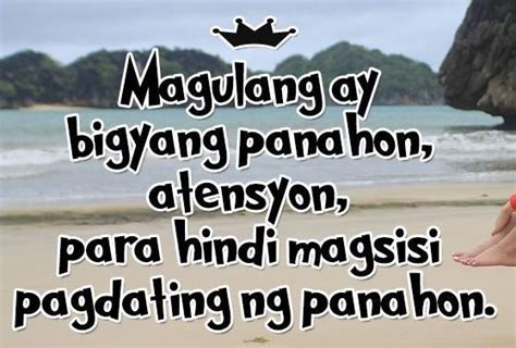 Halimbawa ng isang slogan tungkol sa utos ng magulang .